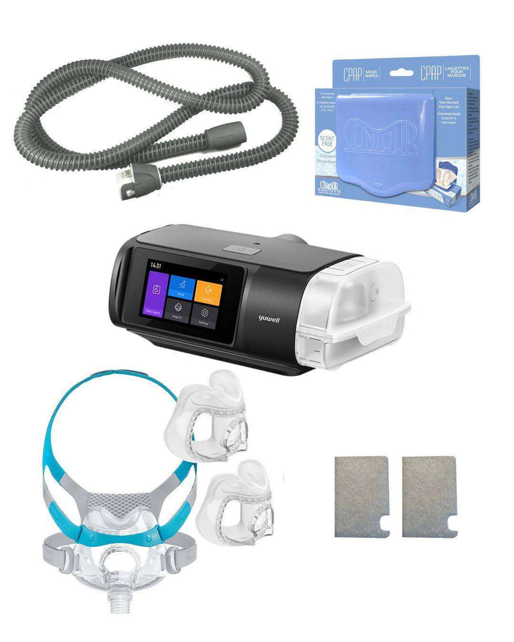 Complete CPAP bundles for sleep apnea therapy