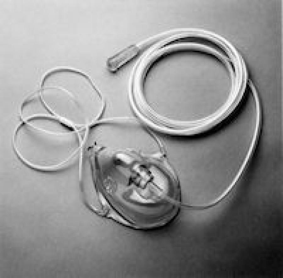 Salter Labs Over Ear Adult Mask, 7 Foot Tube, 6 Pack | 12 Pack | 50 Pack