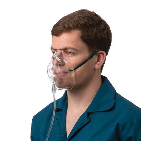 Salter Labs Adult O2 Mask, Elongated With Tube