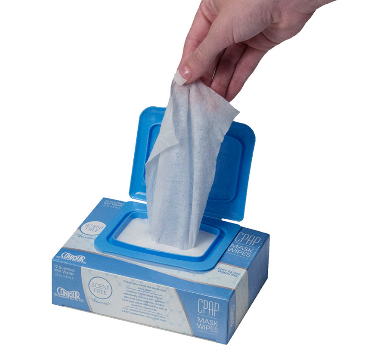 Contour Flat Pack CPAP Wipes 72 Wipes/Pack