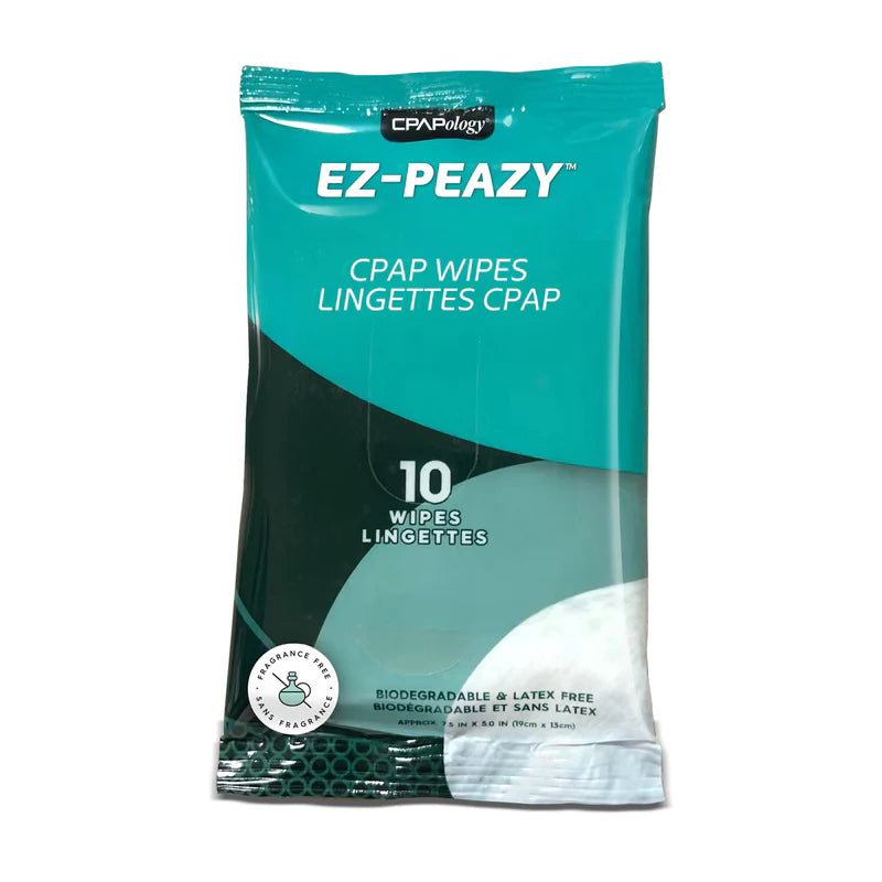 CPAPology EZ-Peazy CPAP mask Wipes Travel Packs