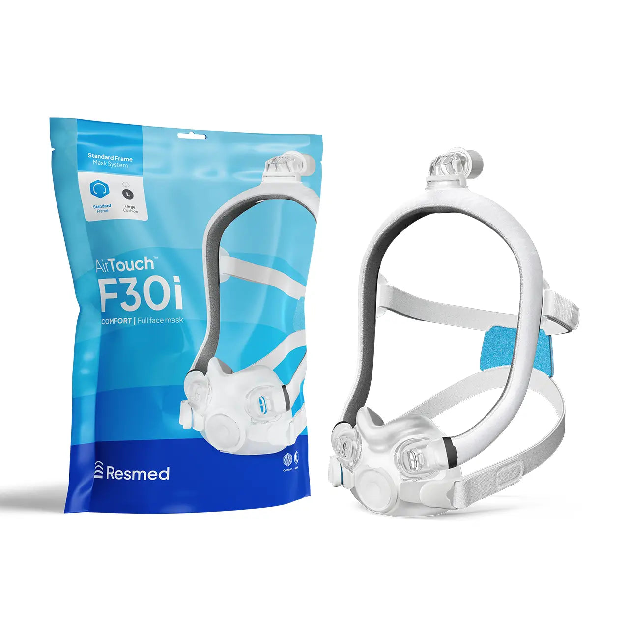 Yuwell Pocket-X Travel CPAP Bundle + ResMed AirTouch F30i