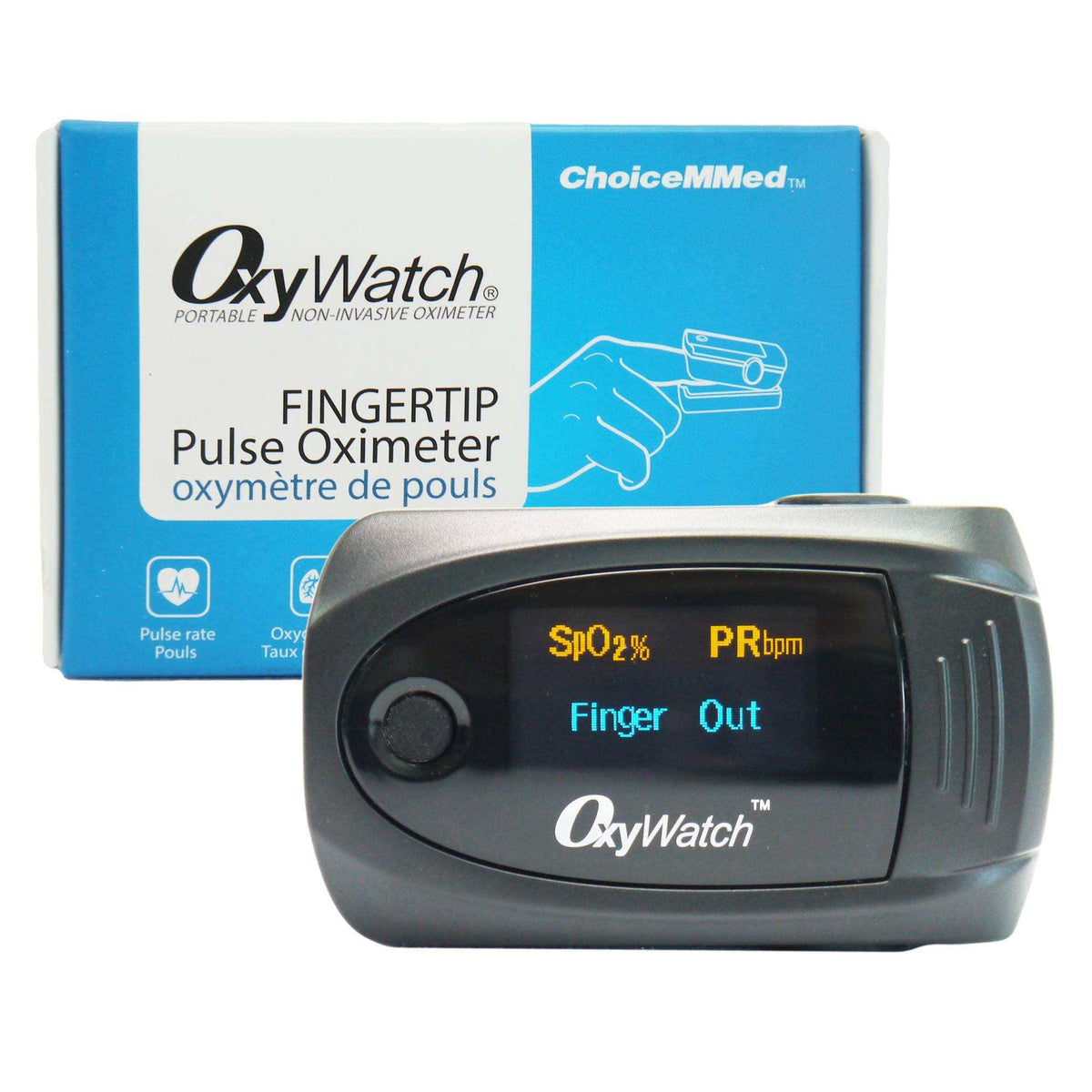 Choicemmed OxyWatch Fingertip SpO2 Pulse Oximeter – SleepEZ Home Health