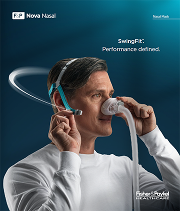 NOVA Nasal Mask Swingfit Headgear by Fisher & Paykel