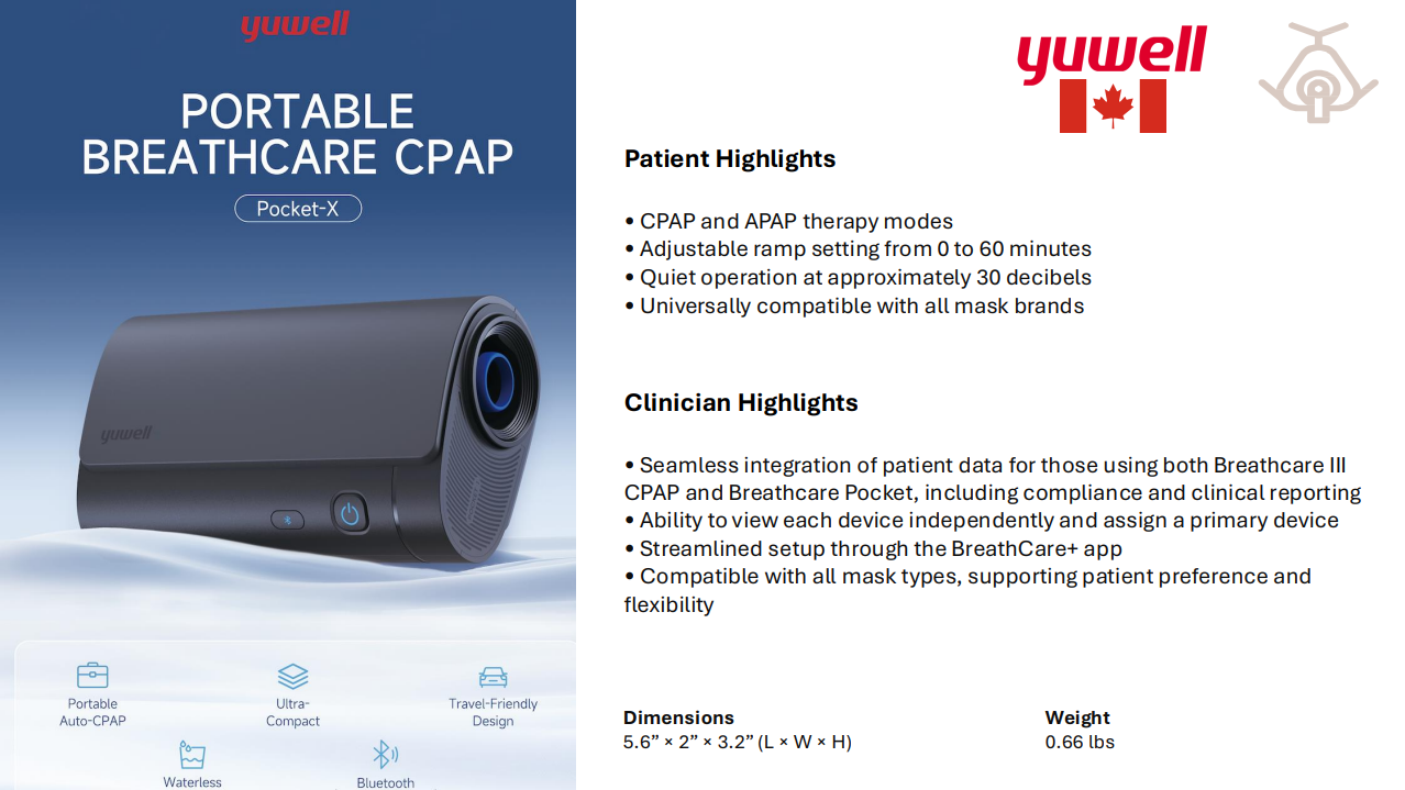 Yuwell Pocket-X Travel CPAP