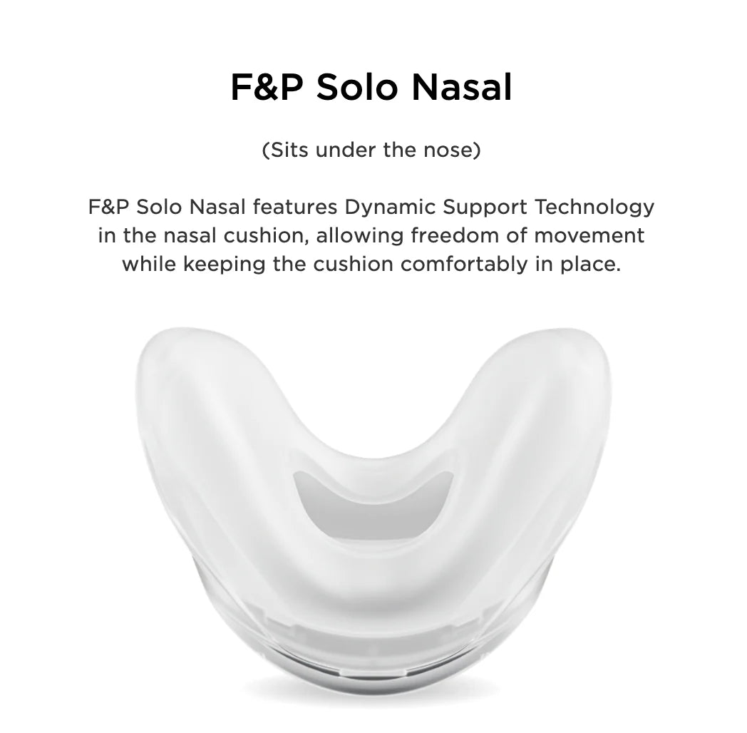 F&P Solo Nasal seal replacement (Nose cradle) Singles & 3-Packs