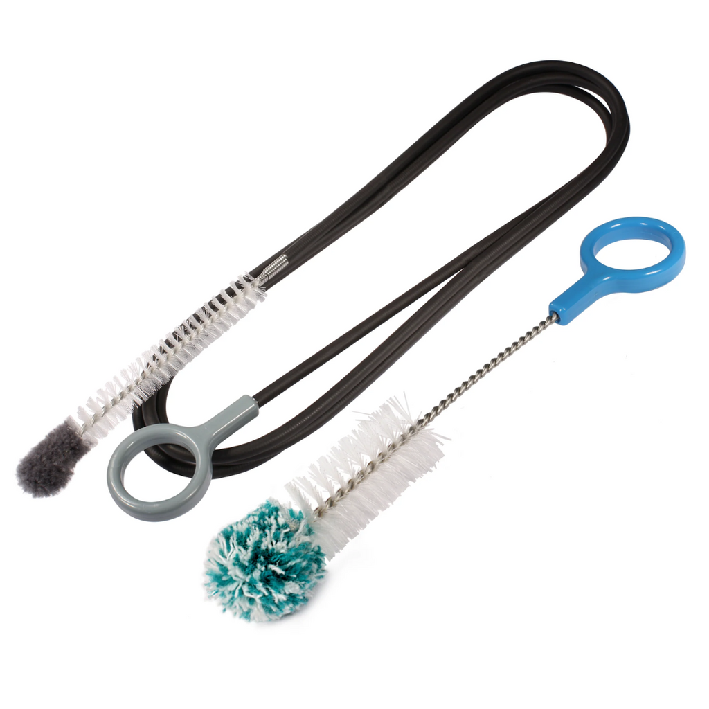 CPAPology Monty Elite Tube Brush / Hose Brush, Blue Handle