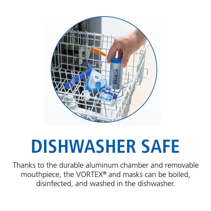 PARI VORTEX Non-Electrostatic Valved Holding Chamber (with Mouthpiece)