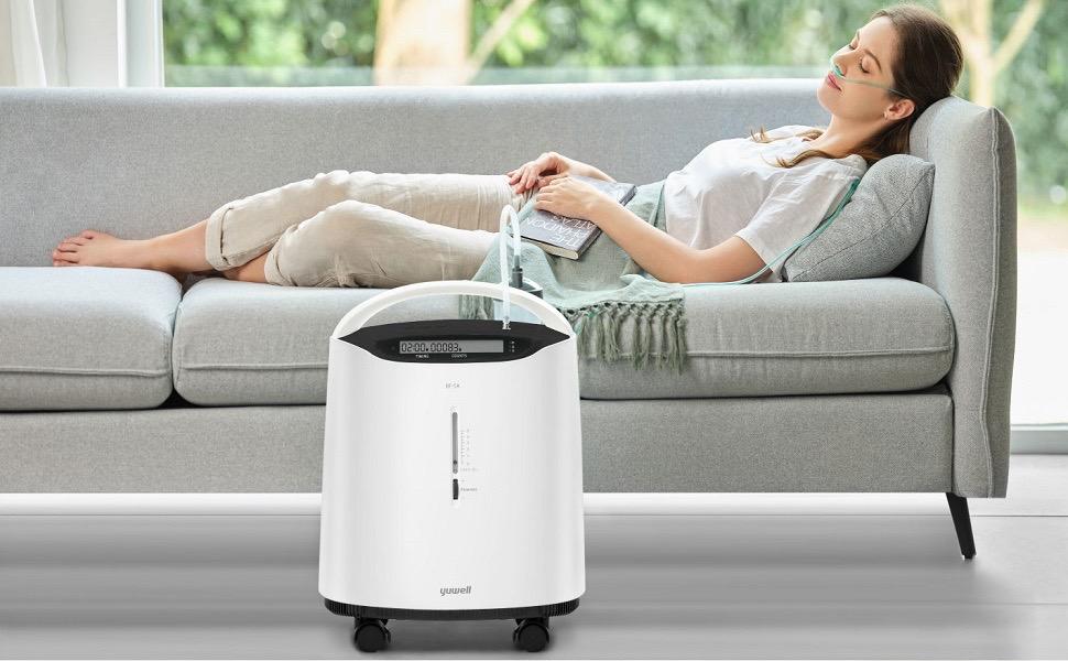 Yuwell 8F-5A 5L Oxygen Concentrator — Home Oxygen Therapy