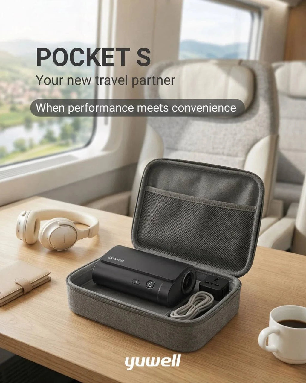 Yuwell BreathCare Pocket-X Travel CPAP Bundle +  NOVA Nasal Mask FitPack