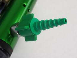 Swivel Green O2 Nipple Connector