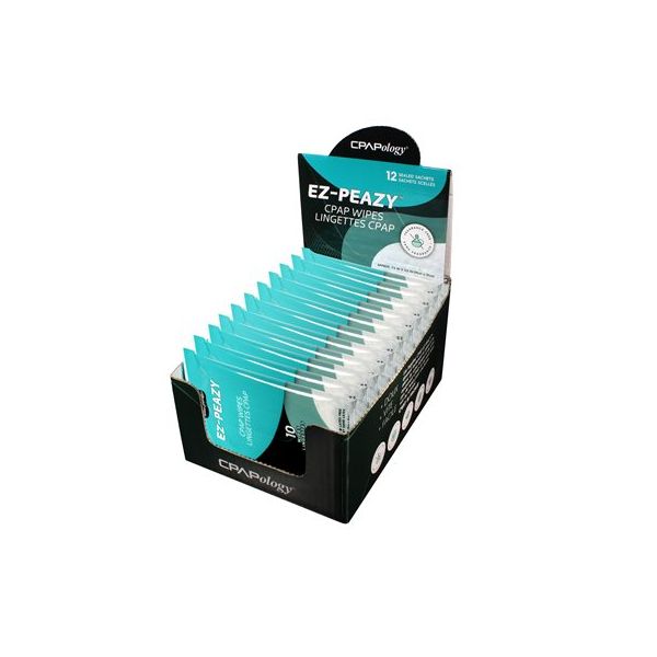 CPAPology EZ-Peazy CPAP mask Wipes Travel Packs