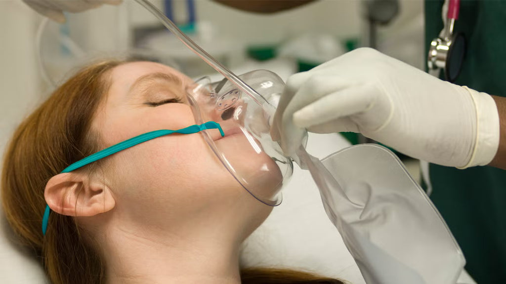 Salter Labs Adult Mask, Elongated, Non-Rebreathing, 7' Tubing, 50 per Case