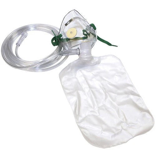 Salter Labs Adult Mask, Elongated, Non-Rebreathing, 7' Tubing, 50 per Case